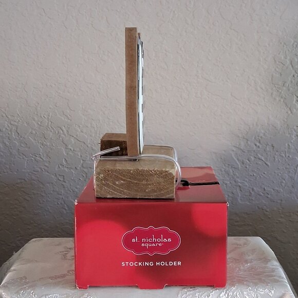 St. Nicholas Square Cat Themed Christmas Stocking Holder - Picture 6 of 12